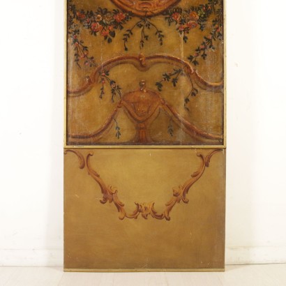 Elemento de madera-paneles de las paredes decoradas con aceite especialmente