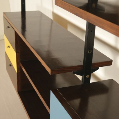 modernariato, modernariato di design, libreria, libreria modernariato, libreria di modernariato, libreria italiana, libreria vintage, libreria anni 60, libreria design anni 60.