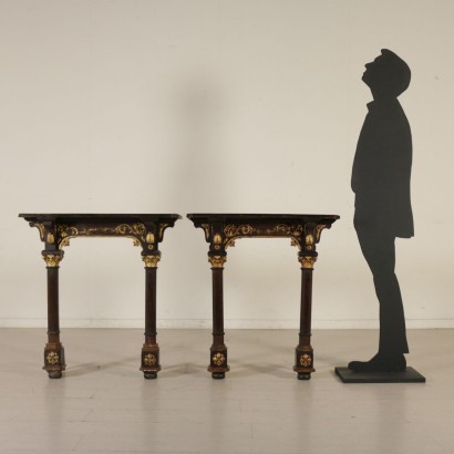 Par de Consola de neo-gótico