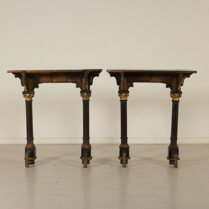 Par de Consola de neo-gótico