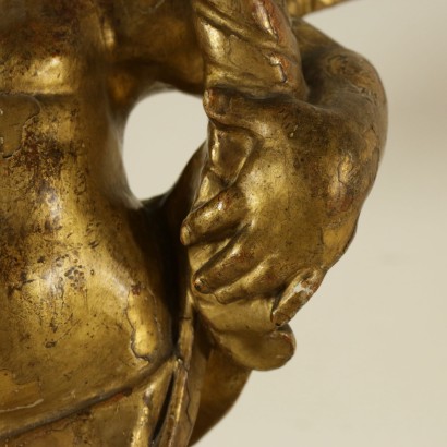 Torciere de Madera Tallada -detalle