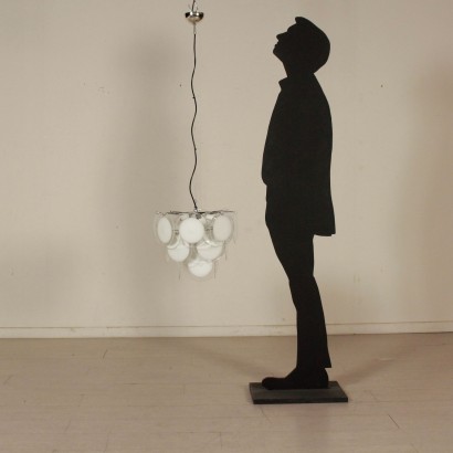 modernariato, modernariato di design, lampadario, lampadario modernariato, lampadario di modernariato, lampadario italiano, lampadario vintage, lampadario anni 60, lampadario design anni 60, lampada vistosi.