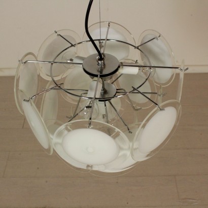 modernariato, modernariato di design, lampadario, lampadario modernariato, lampadario di modernariato, lampadario italiano, lampadario vintage, lampadario anni 60, lampadario design anni 60, lampada vistosi.