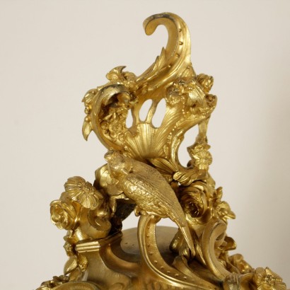 Mantel Clock Gilded Bronze Iron Made in France First Half of 1800