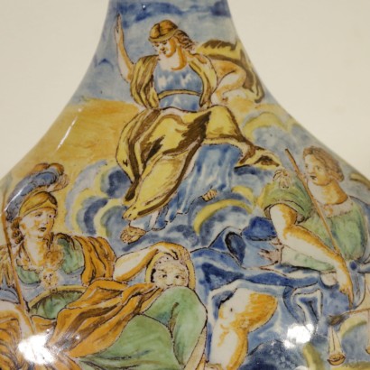 Antiquitäten, Vase, antike Vasen, antike Vase, antike italienische Vase, antike Vase, klassizistische Vase, Vase von 800-900, Keramikflasche.