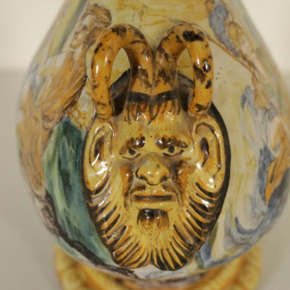 Antiquitäten, Vase, antike Vasen, antike Vase, antike italienische Vase, antike Vase, klassizistische Vase, Vase von 800-900, Keramikflasche.