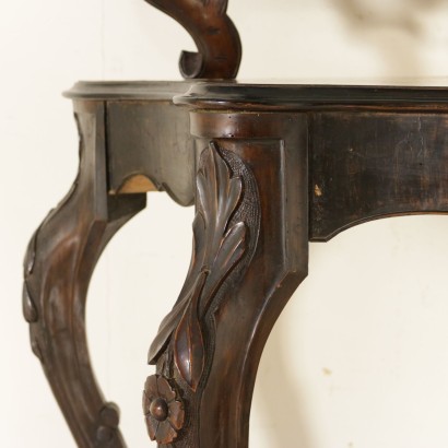 Konsole Louis philippe mit Spiegel-detail