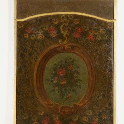 Elemento de madera-paneles de las paredes decoradas con aceite especialmente