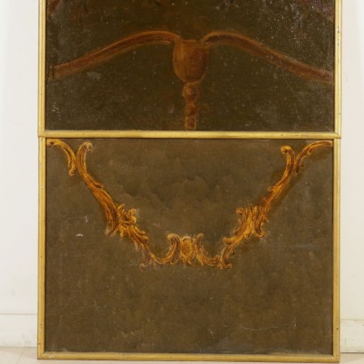 Elemento de madera-paneles de las paredes decoradas con aceite especialmente