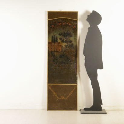 Elemento di Boiserie con decoro ad olio