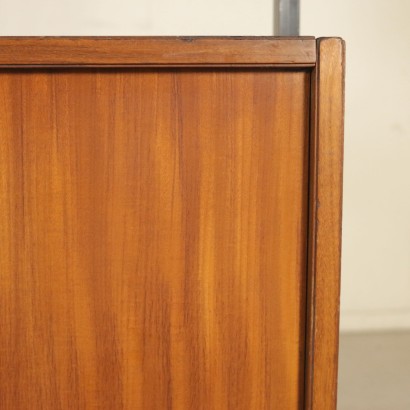 moderne Antiquitäten, modernes Design Antiquitäten, Bücherregal, modernes antikes Bücherregal, modernes antikes Bücherregal, italienisches Bücherregal, Vintage Bücherregal, 1950er-60er Bücherregal, 50er-60er Design Bücherregal, Bücherregal mit verstellbaren Positionselementen.