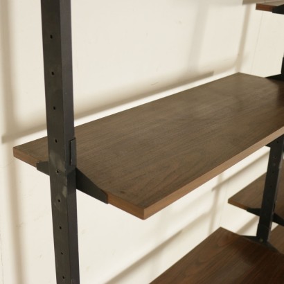 moderne Antiquitäten, modernes Design Antiquitäten, Bücherregal, modernes antikes Bücherregal, modernes antikes Bücherregal, italienisches Bücherregal, Vintage Bücherregal, 50-60er Bücherregal, 50-60er Design Bücherregal, Deckenbücherregal.