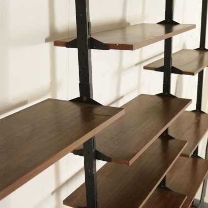 moderne Antiquitäten, modernes Design Antiquitäten, Bücherregal, modernes antikes Bücherregal, modernes antikes Bücherregal, italienisches Bücherregal, Vintage Bücherregal, 50-60er Bücherregal, 50-60er Design Bücherregal, Deckenbücherregal.