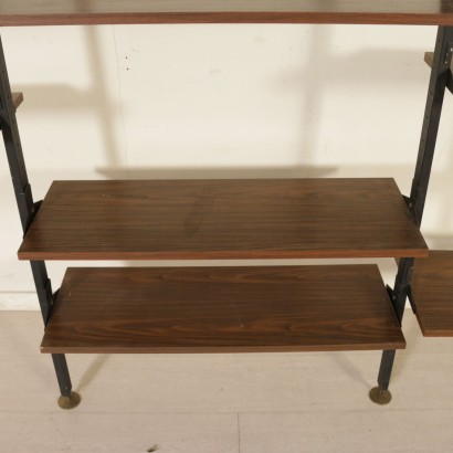 moderne Antiquitäten, modernes Design Antiquitäten, Bücherregal, modernes antikes Bücherregal, modernes antikes Bücherregal, italienisches Bücherregal, Vintage Bücherregal, 50-60er Bücherregal, 50-60er Design Bücherregal, Deckenbücherregal.