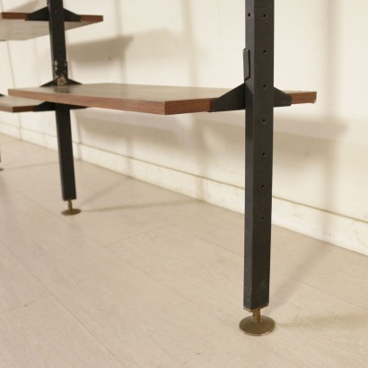 moderne Antiquitäten, modernes Design Antiquitäten, Bücherregal, modernes antikes Bücherregal, modernes antikes Bücherregal, italienisches Bücherregal, Vintage Bücherregal, 50-60er Bücherregal, 50-60er Design Bücherregal, Deckenbücherregal.