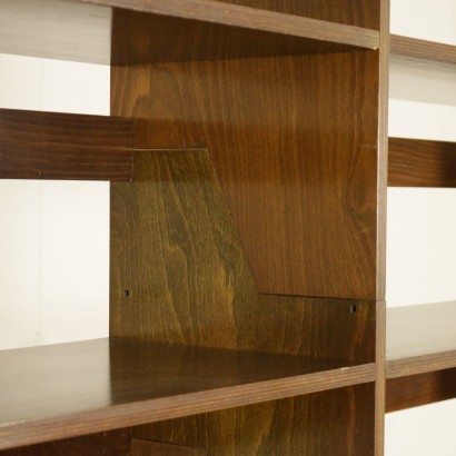 antigüedades modernas, antigüedades de diseño moderno, librería, librería antigua moderna, librería antigua moderna, librería italiana, librería vintage, librería de los años 60-70, librería de diseño de los 60-70