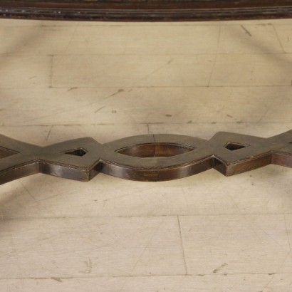 Table en Style Noyer Palissandre Fabriqué en Italie XXeme siècle