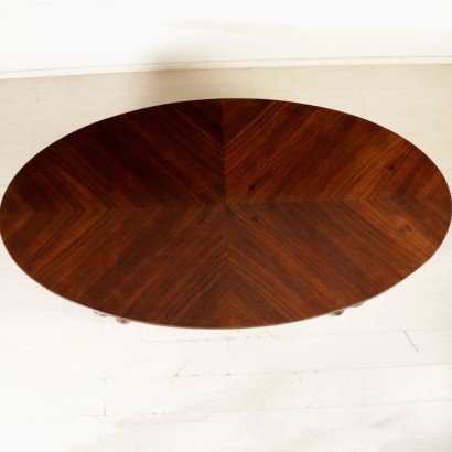 Table en Style Noyer Palissandre Fabriqué en Italie XXeme siècle