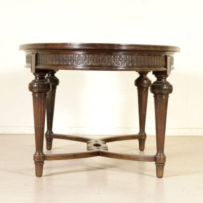 Table en Style Noyer Palissandre Fabriqué en Italie XXeme siècle