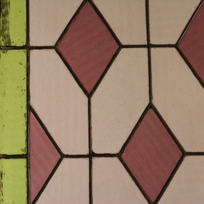 Couple de Vitraux artistiques Italie Première moitié '900