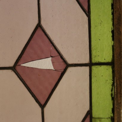 Couple de Vitraux artistiques Italie Première moitié '900