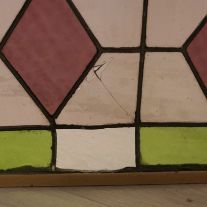 Couple de Vitraux artistiques Italie Première moitié '900