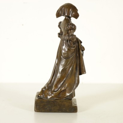 antiquariato, bronzo, antiquariato bronzi, bronzo antico, bronzo antico italiano, bronzo di antiquariato, bronzo neoclassico, bronzo del 900, scultura, dama Emil Meier.