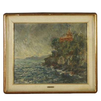 Arte Novecento-Paesaggio di Vittorio Agostino Castagneto