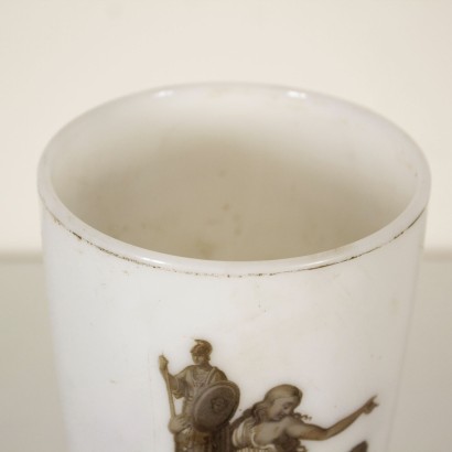 Vase aus Glas Lattimo-insbesondere