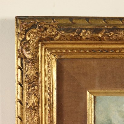 Paesaggio di Giovanni Beltrami-particolare