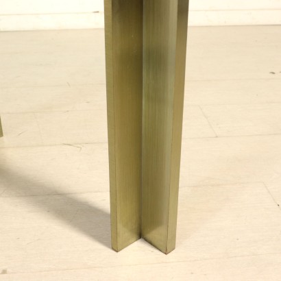 Table Paolo Scarpa Cristal Acier Vintage Italie Années 60-70