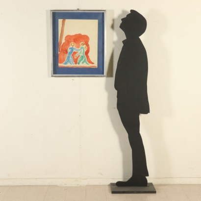Acquarello di Virgilio Guidi