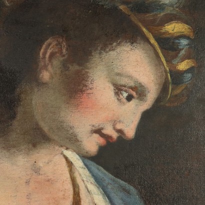 David con la cabeza de Goliat-particular