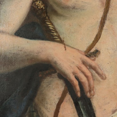 David con la cabeza de Goliat-particular
