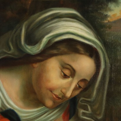 La Virgen de la leche de 1886-detalle
