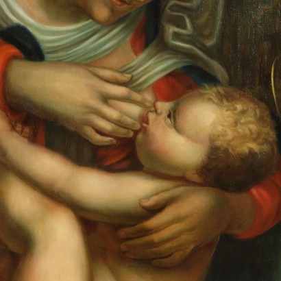 La Virgen de la leche de 1886-detalle