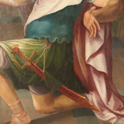 Großes gemälde zum Thema Historische-insbesondere