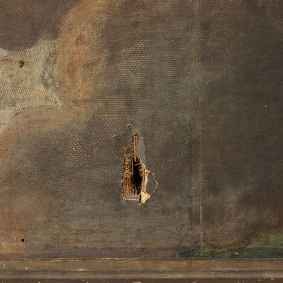 Giove fulmina i Titani-particolare