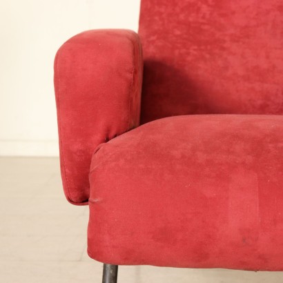 moderne Antiquitäten, moderne Design-Antiquitäten, Sessel, moderne Antiquitäten-Sessel, moderne Antiquitäten-Sessel, italienischer Sessel, Vintage-Sessel, 50-60er-Sessel, 50-60er-Design-Sessel, Paar Sessel.