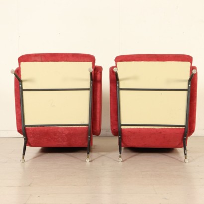 moderne Antiquitäten, moderne Design-Antiquitäten, Sessel, moderne Antiquitäten-Sessel, moderne Antiquitäten-Sessel, italienischer Sessel, Vintage-Sessel, 50-60er-Sessel, 50-60er-Design-Sessel, Paar Sessel.