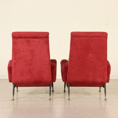 moderne Antiquitäten, moderne Design-Antiquitäten, Sessel, moderne Antiquitäten-Sessel, moderne Antiquitäten-Sessel, italienischer Sessel, Vintage-Sessel, 50-60er-Sessel, 50-60er-Design-Sessel, Paar Sessel.