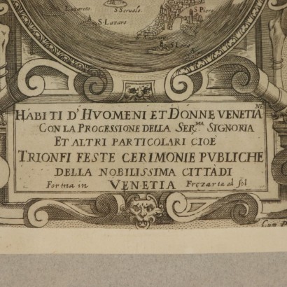 Acquaforte di Giacomo Franco-particolare
