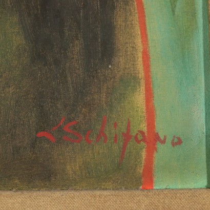 Figura di Luciano Schifano - particolare