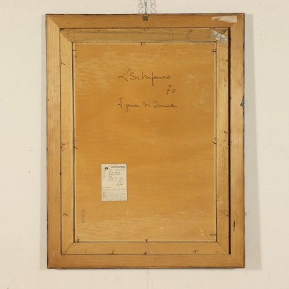 Figura di Luciano Schifano - particolare