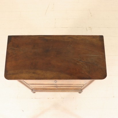 Secretaire in Piuma di Noce - particolare