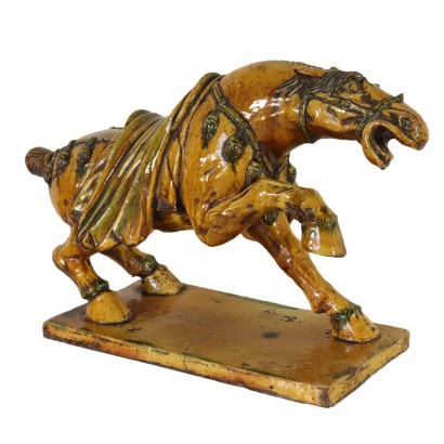 Cheval en terre Cuite