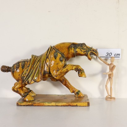 Cheval en terre Cuite
