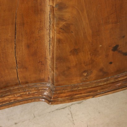 Pedestal Desk Walnut Veneto Italy First Half of 1700s