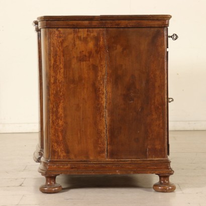 Pedestal Desk Walnut Veneto Italy First Half of 1700s