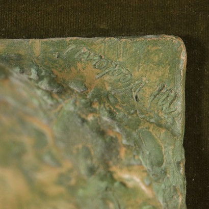 Terracotta of Michele Vedani-particular